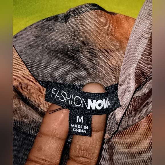 Jocelyn Mesh Midi Dress~Fashion Nova~Women's Size Medium - Picture 3 of 3